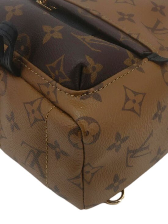 Louis Vuitton  Palm Springs Mini Monogram Reverse Canvas Backpack Bag Brown main image 4